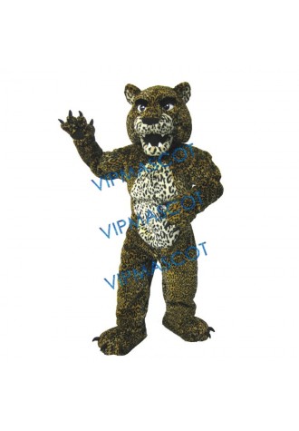 Power Leopard Mascot Costume