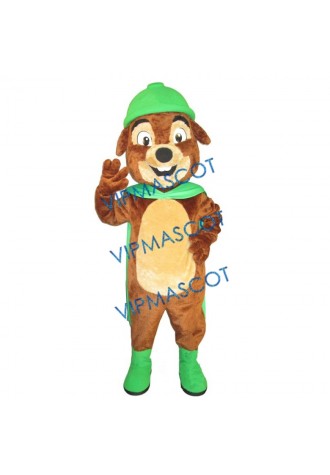 Green Prairie Dog Mascot Costume