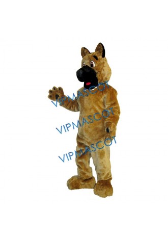Yellow Charming Dog Mascot Costume