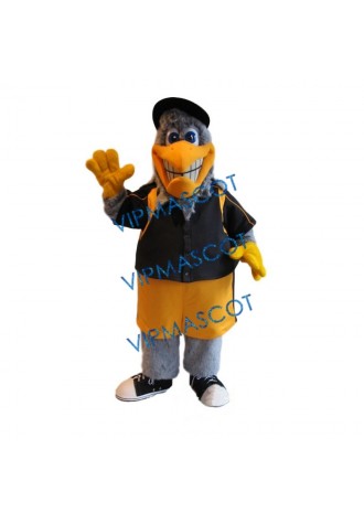 Silverhawk Mascot Costume