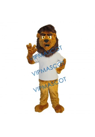 Friendly Lovely Lion Mascot Costume