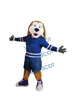 Handsome Duke Dog Mascot Costume