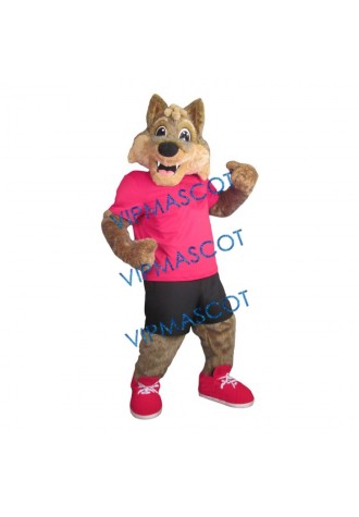 Happy Coyote Mascot Costume
