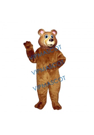 Blue Eyed Bear Mascot Costume
