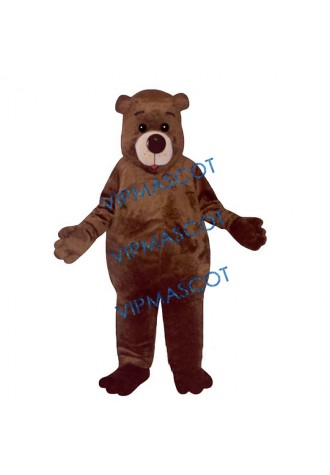 Chubby Bear Mascot Costume