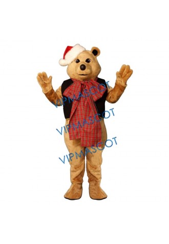 Fancy Bear with Bow Mascot Costume