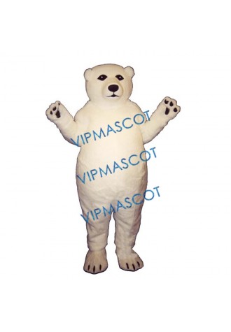 Fatty Polar Bear Mascot Costume