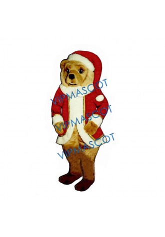 Red St. Bear Claws Mascot Costume