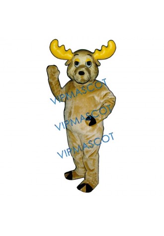 Morty Moose Mascot Costume