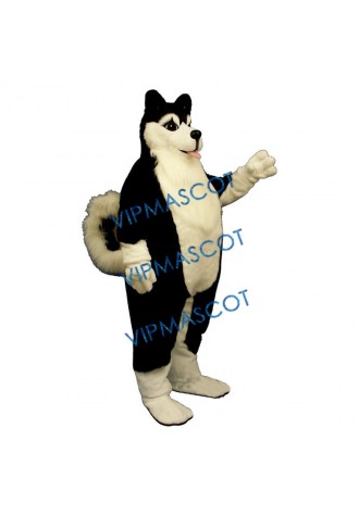 Fat Husky Mascot Costume