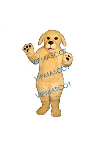 Blonde Dog Mascot Costume