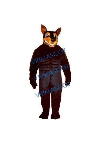 Doberman Mascot Costume