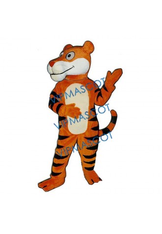 Friendly Tiger Mascot Costume