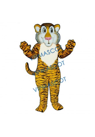 Shy Tiger Mascot Costume