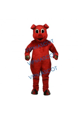 Ruddy Redpig Mascot Costume