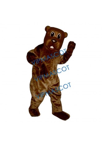 Woody Beaver Mascot Costume