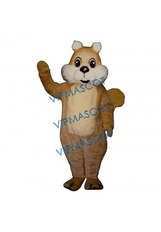 Chubby Squirrel Mascot Costume