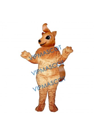 Girly Squirrel Mascot Costume