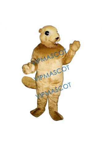 Squirrel with Teeth Mascot Costume