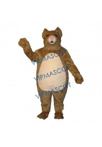 Chubby Hamster Mascot Costume