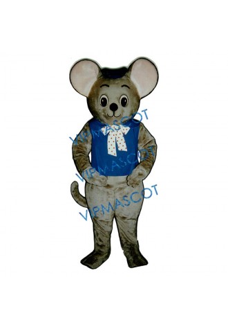 Maxi Mouse With Vest And Hat Mascot Costume
