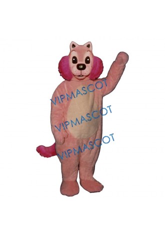 Pink Mink Mascot Costume