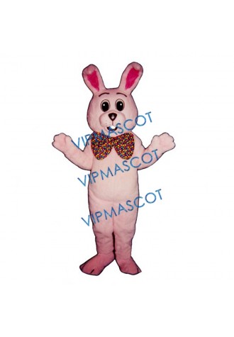 Fat Bunny Tie Mascot Costume
