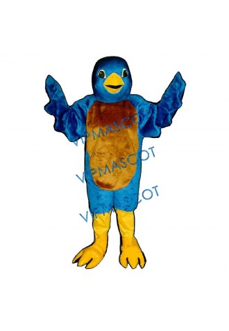 Blue Bird Mascot Costume