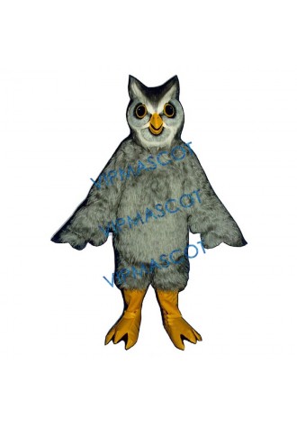 Grey Owl Mascot Costume