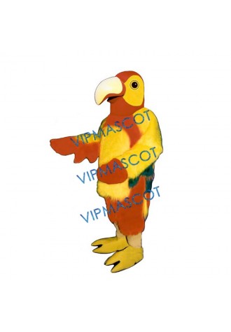 Red Parrot Mascot Costume
