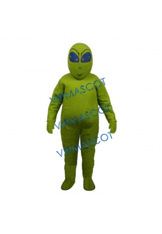 Green Alien Mascot Costume