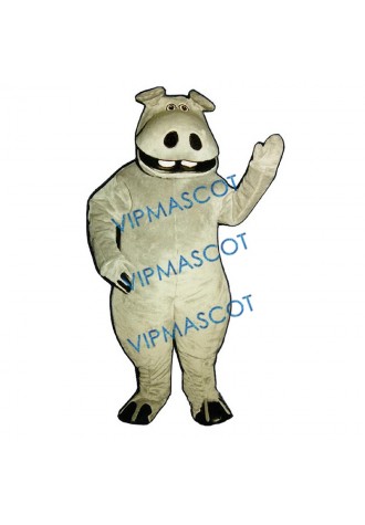 Hippie Hippo Mascot Costume