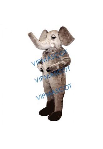 Tusked Elephant Mascot Costume
