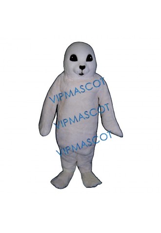 White Baby Seal Mascot Costume