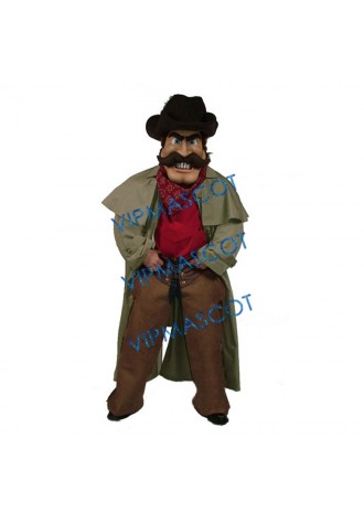 Cowboy with Duster Mascot Costume