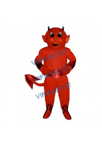 Cute Red Devil Mascot Costume