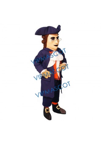 Colonial Man Mascot Costume