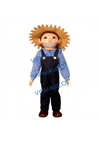 Farm Boy Mascot Costume