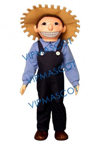 Farm Boy Mascot Costume