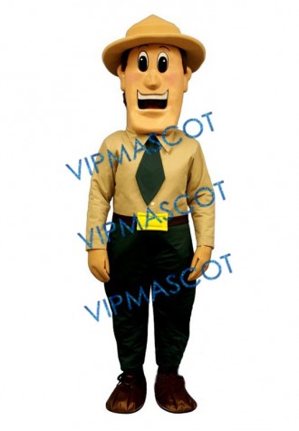 Warden Walt Mascot Costume