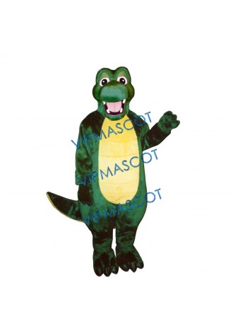 Happy Alligator Mascot Costume