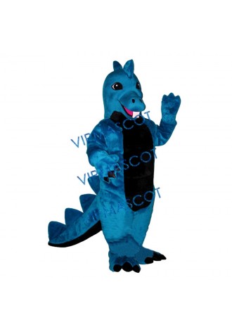 Blue Dino Mascot Costume