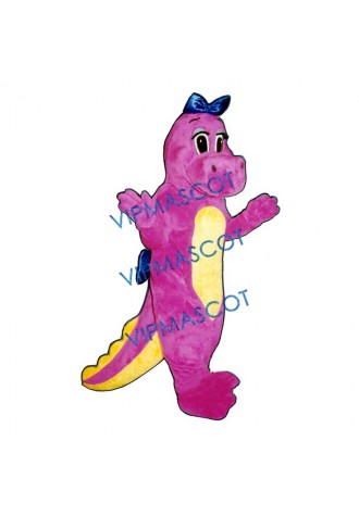 Dinah Dinosaur Bows Mascot Costume
