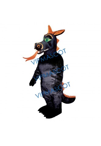 Fire Dragon Mascot Costume