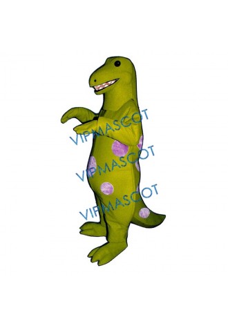 Green Dinosaur Mascot Costume