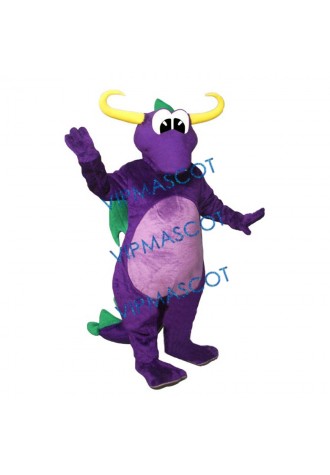 Horned Dragon Mascot Costume