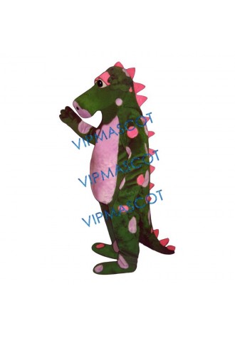 Polka Dot Dragon Mascot Costume