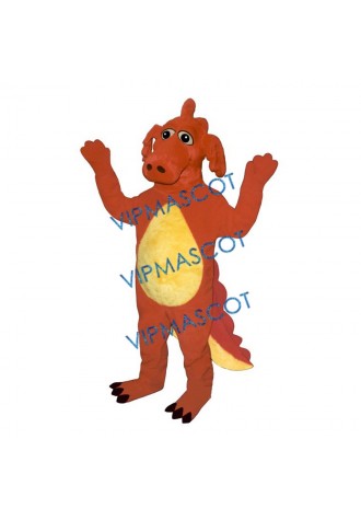 Red Dragon Mascot Costume