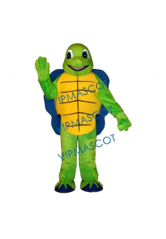Blue Shell Turtle Mascot Costume