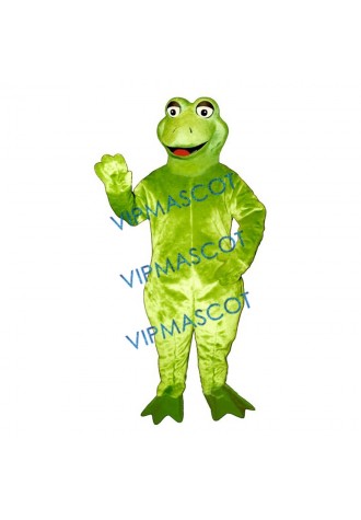 Leaping Frog Mascot Costume
